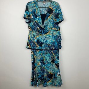 JM Blouse & Skirt Set size PL